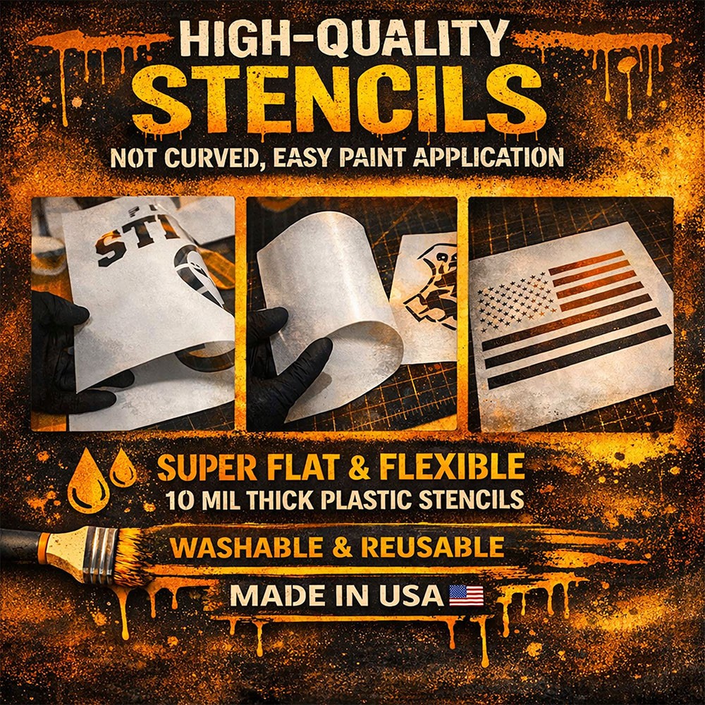 Rhombus Pattern Stencil – Geometric, Modern, Wall, Repeating, DIY, Decor - WS-7