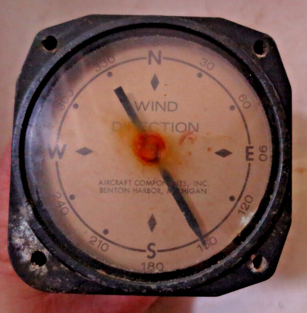 Bendix Wind Direction Gauge Indicating Magnetic Compass