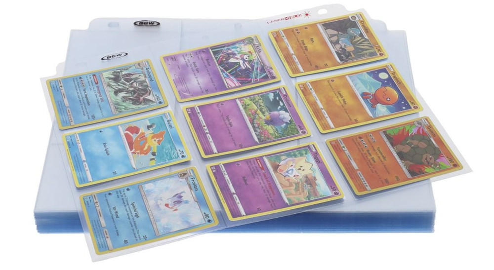 9 POCKET PAGES for 3-RING COUPON BINDER ORGANIZER (10) Ultra Storage PRO