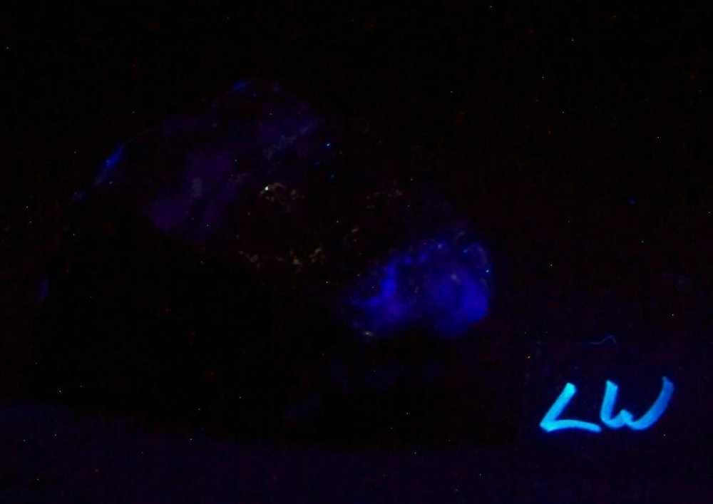Fluorite Crystals Fluorescent Specimen