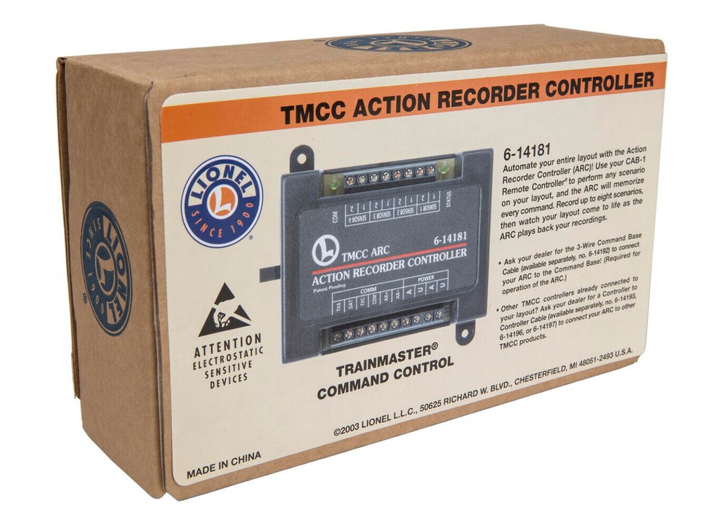 Lionel 14181 TMCC Action Recorder Controller (ARC)