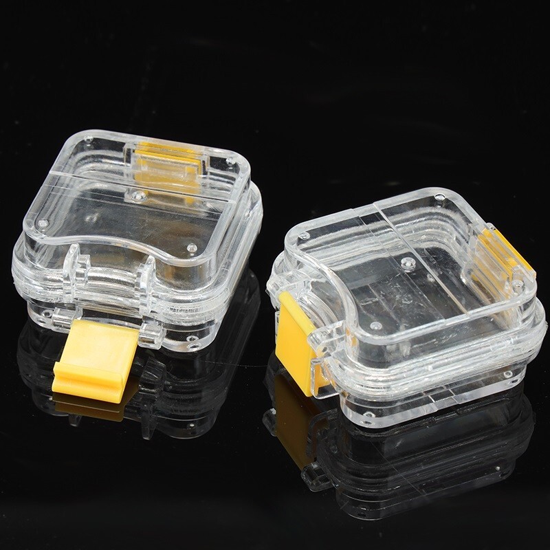 10Pcs Denture False Teeth Membrane Case Container Hinged Display Box Jewelry