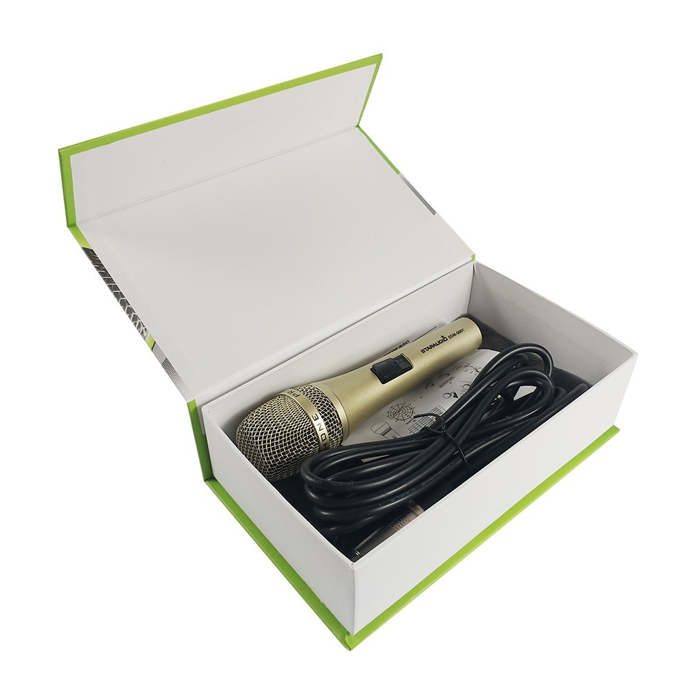 Unidirectional Wired Handheld Microphone Dynamic XLR Cable Mic for Singing Speak
