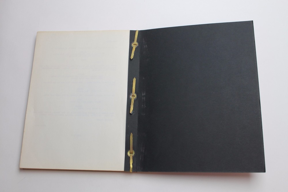 THIRD TIME LUCKY / Stanley Mann 1976 Unproduced Screenplay