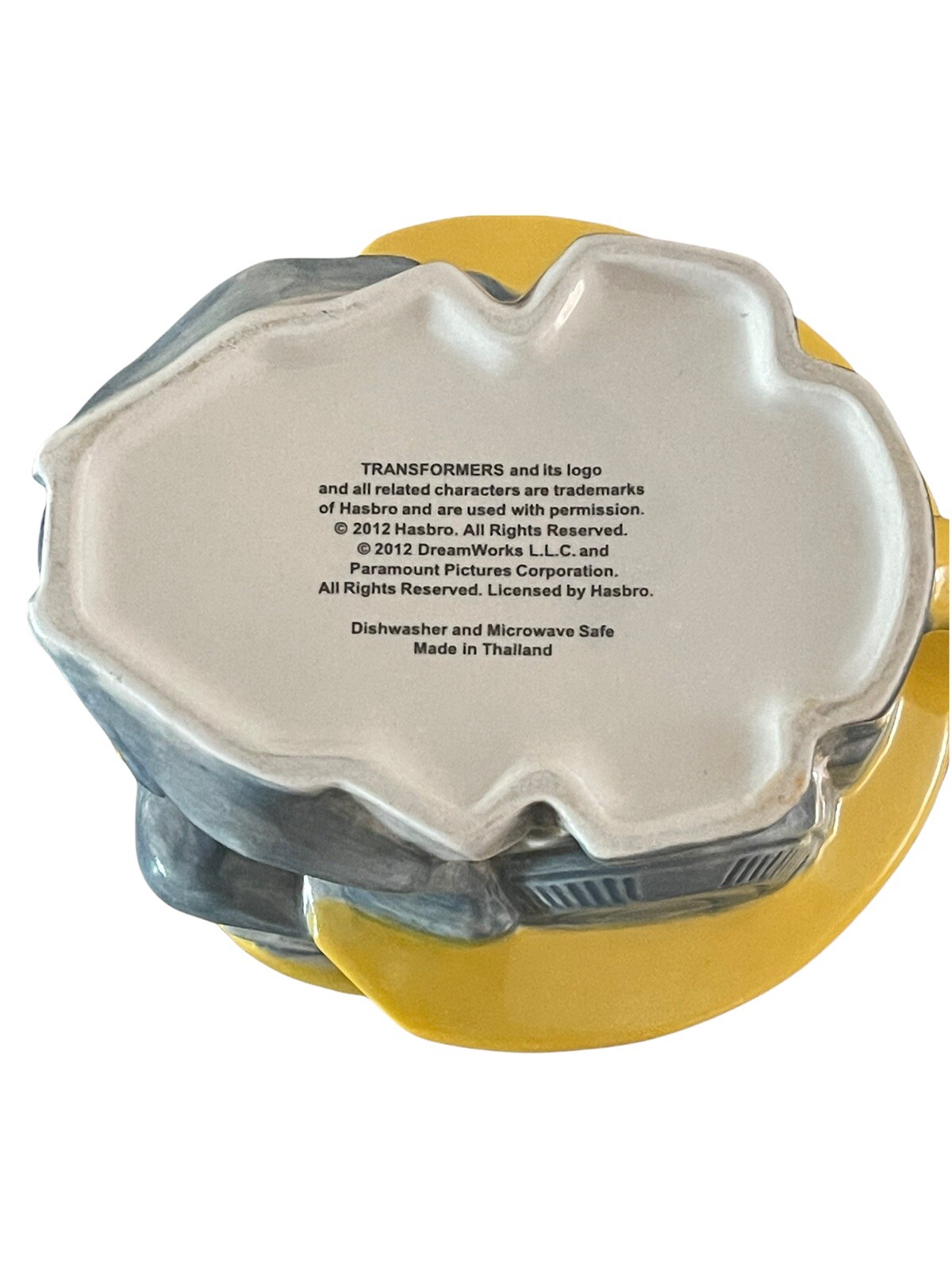 Transformers Bumblebee X Large 3D Ceramic Mug 2012 Universal Studios EUC