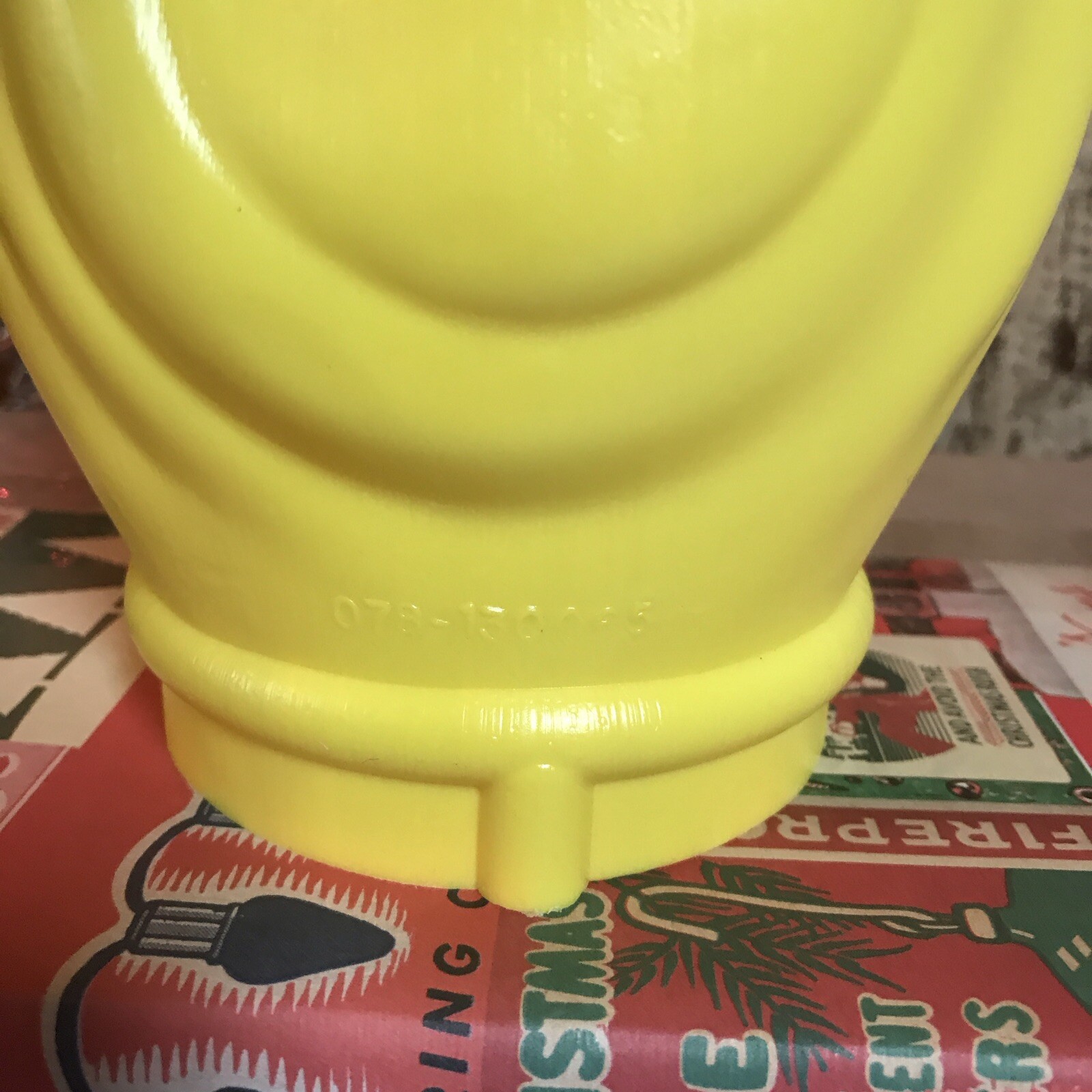 Blow Mold Flame Top For Vintage General Foam Christmas Candle New Stock