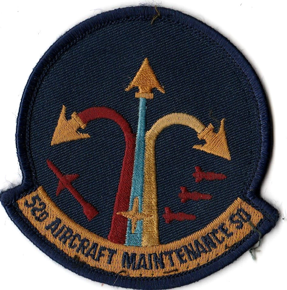 USAF 52nd Aircraft Maintenance Squadron Patch