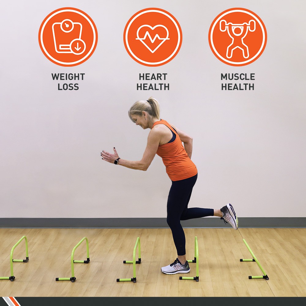 Body Sport Adjustable Athletic Speed Training Hurdles, Jumping & Speed Training