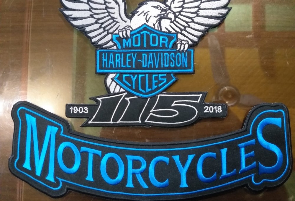 Harley Davidson Embroidered patch large eagle Vest Patch.