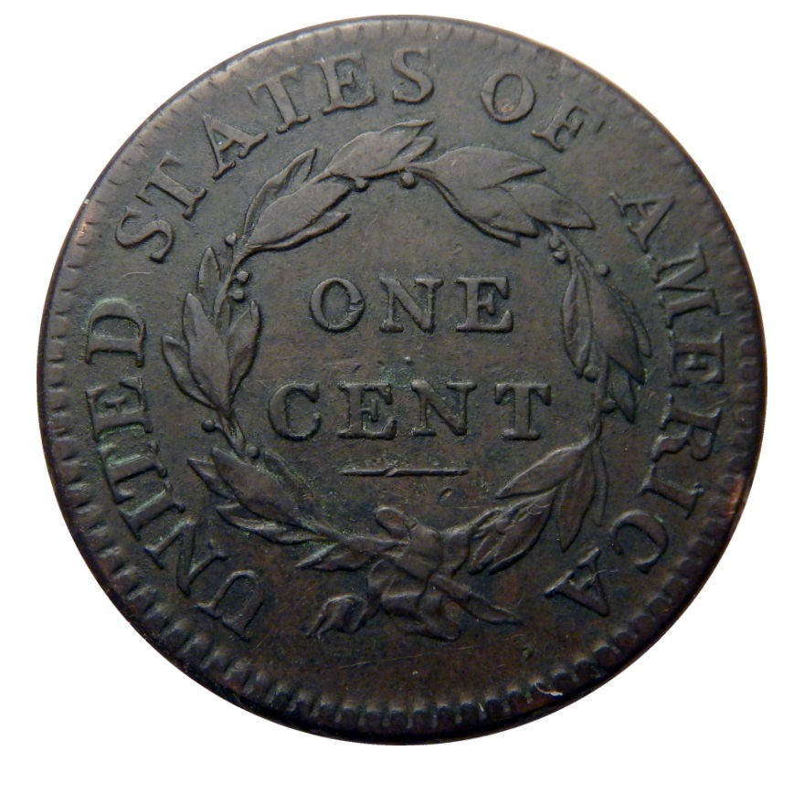 Large cent/penny 1814 Sheldon 295 plain 4 beautiful original