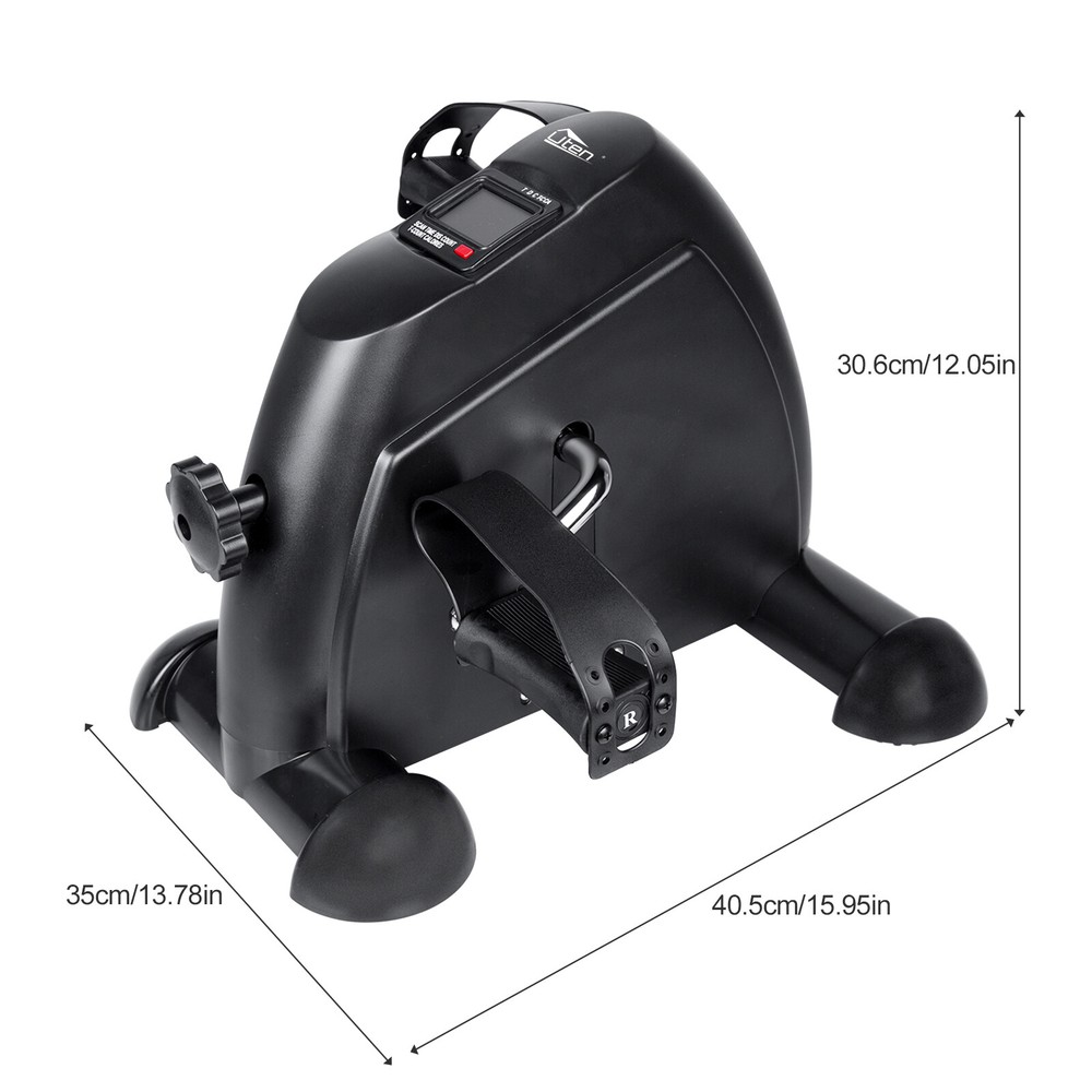 Mini Exercise Bike Pedal Exerciser Cycle Adjustable Resistance w/LCD Display