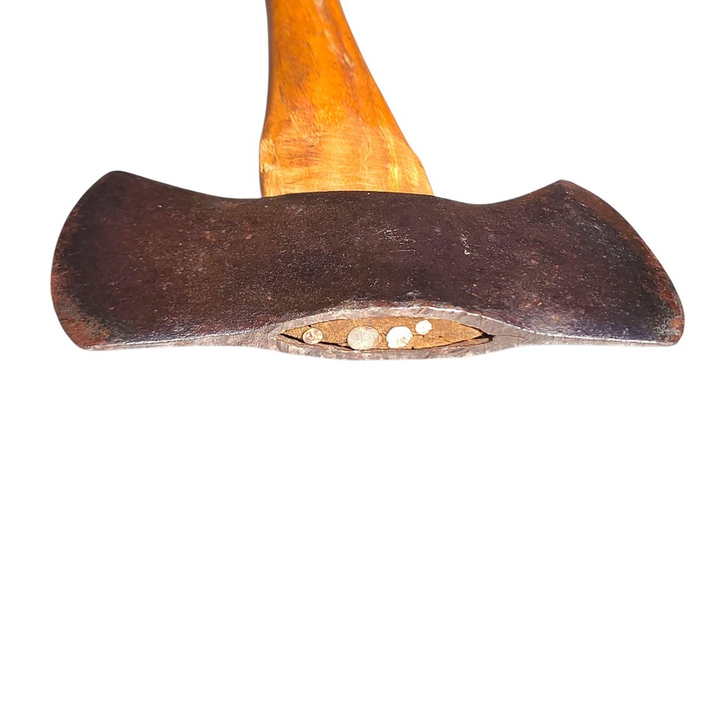 Antique Embossed Buhl Sons Co. Buhl Double Bit Axe Mich