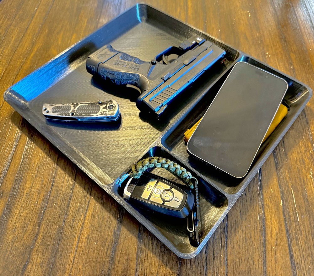 EDC Dump Tray  Made in USA 3D Printed