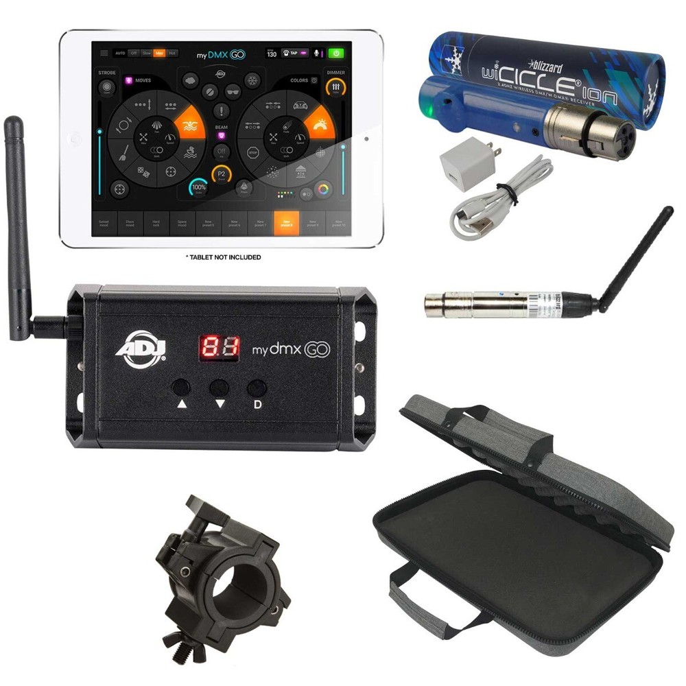 ADJ ADJ myDMX Go Wireless Control System Interface + wiCICLE Package