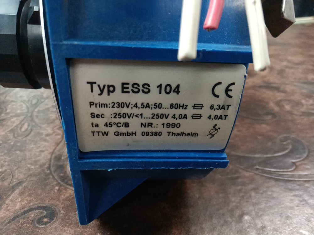 Variable autotransformer ESS104 /E2UK