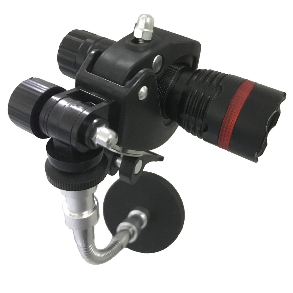 Flashlights Magnetic Mounting Brackets Holder for D-Cell Torches Flashlights