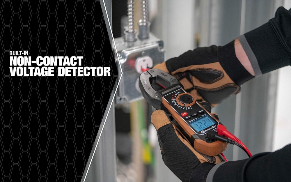 Southwire 21510N clamp meter; third-hand test probe holder; 400A AC current r...