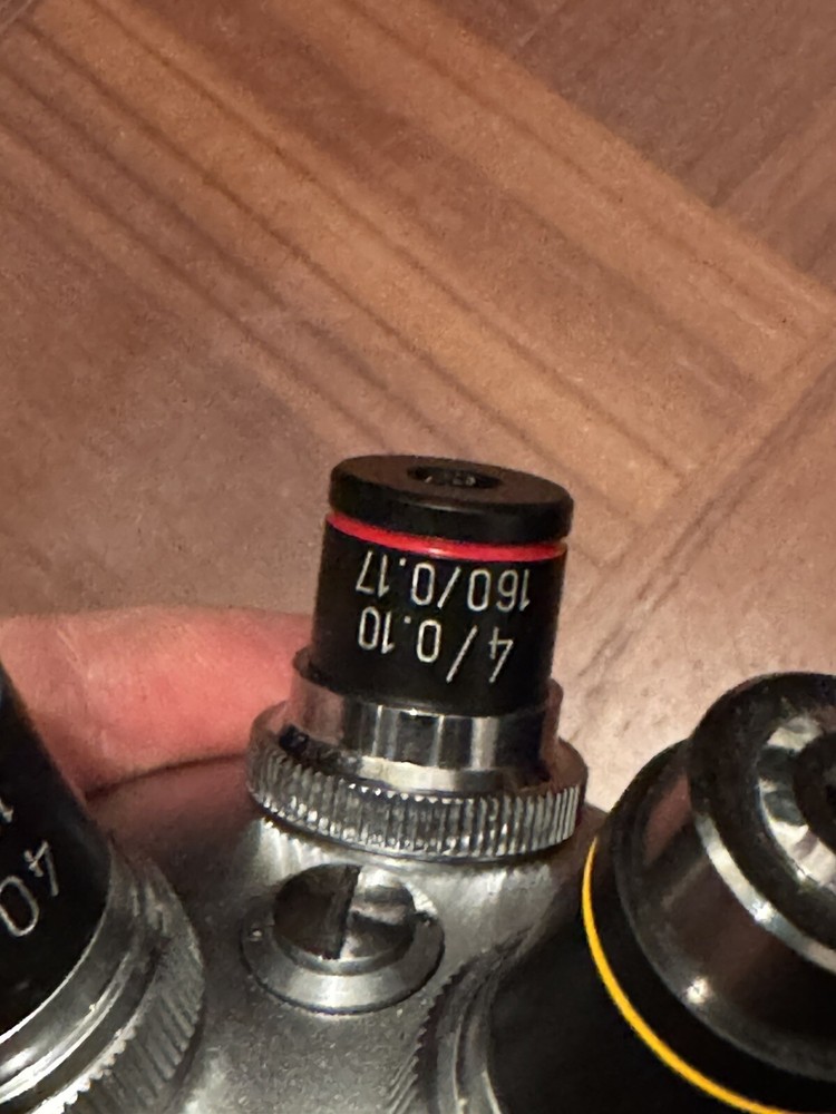 FOR PARTS MICROSCOPE PART OBJECTIVE