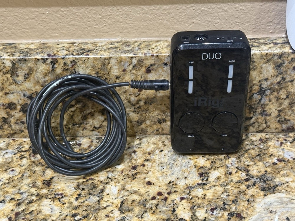 IK MULTUMEDIA IRIG PRO DUO AUDIO INTERFACE - Unit Only Tested