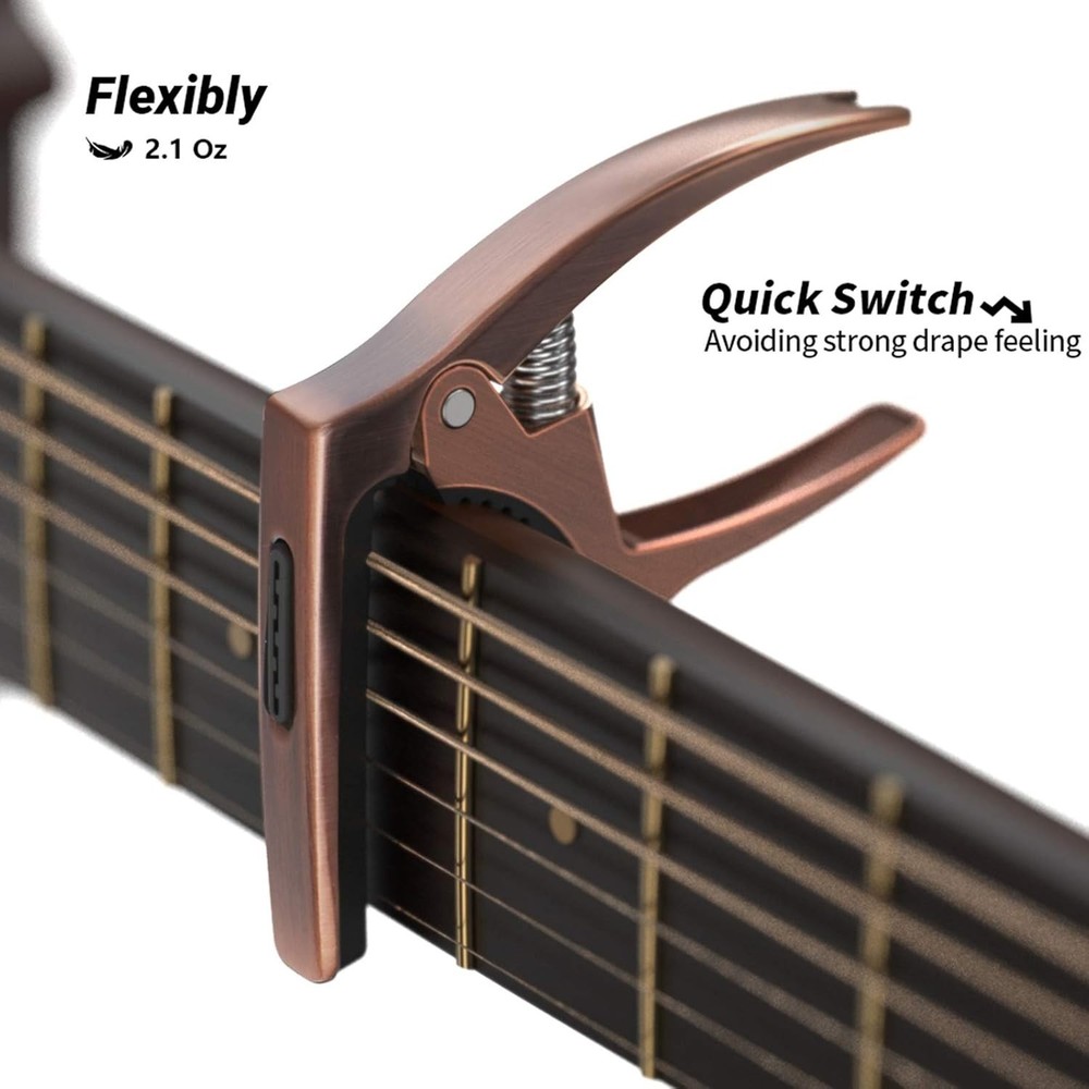 Modern 3in1 Guitar Capo & Picks Bundle - Advanced Performance Accessories