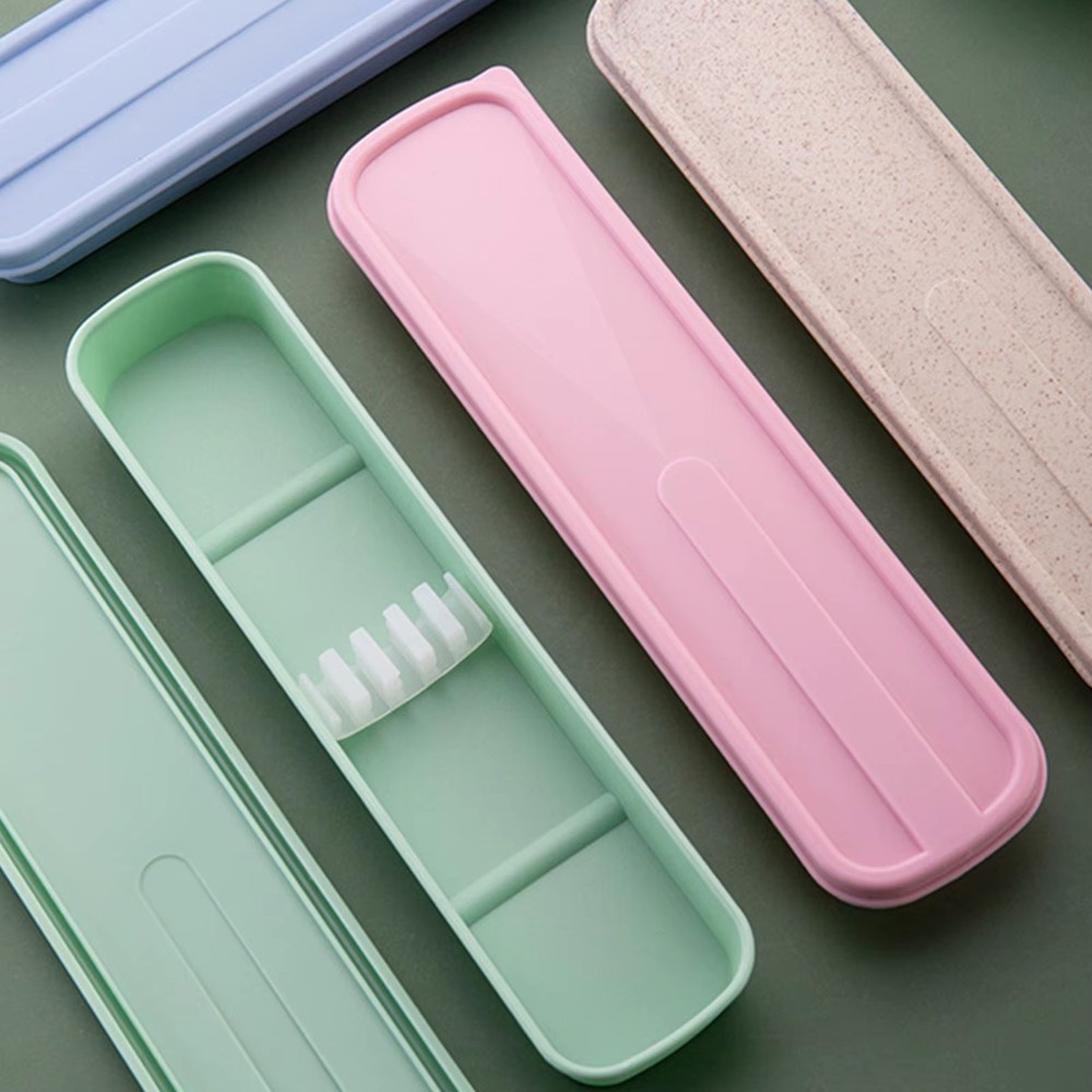 Tableware Box Multicolor Portable Cutlery Case Spoon Fork Storage Box Students