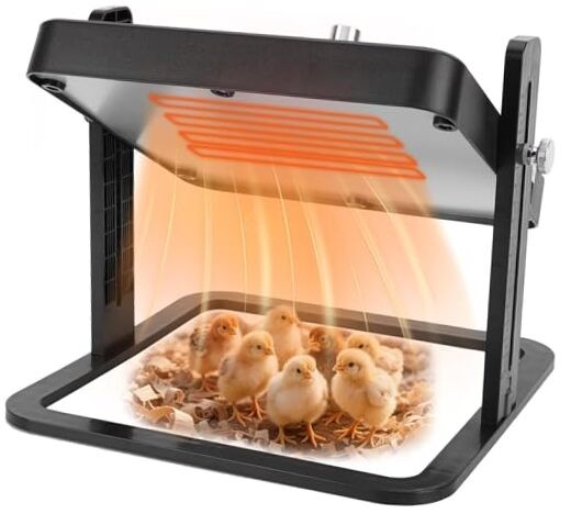 Chick Brooder Heater Plate, 10"x10" Brooder Plate for Chicks with Adjustable