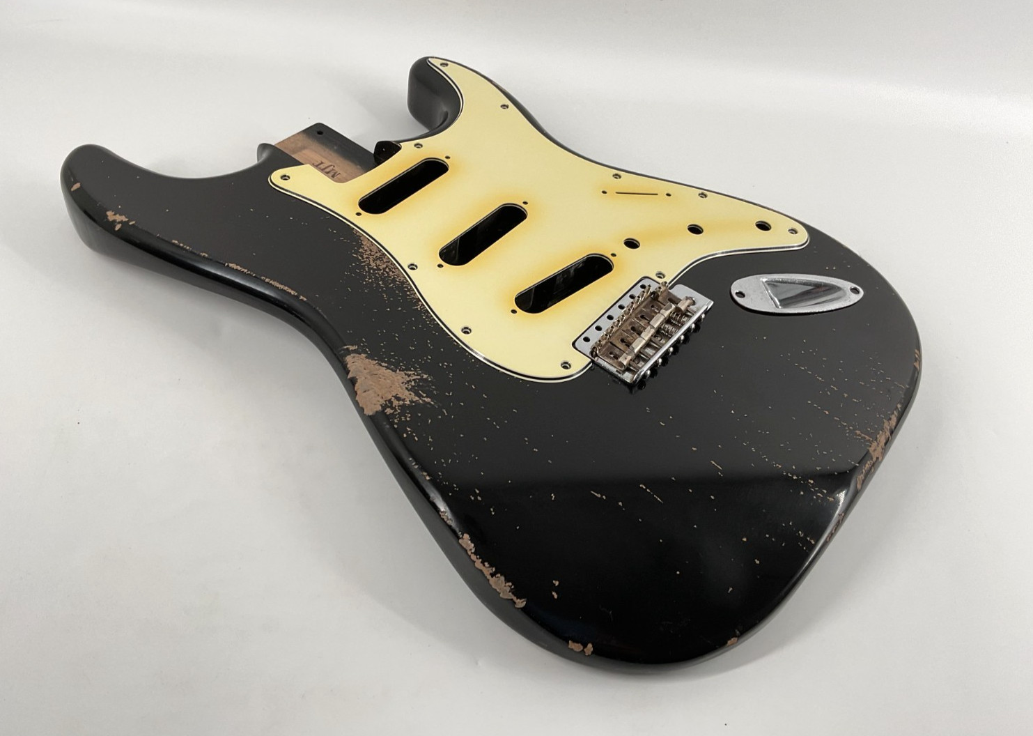 MJT Official Custom Vintage Aged Nitro Guitar Body Mark Jenny VTS Alder Black