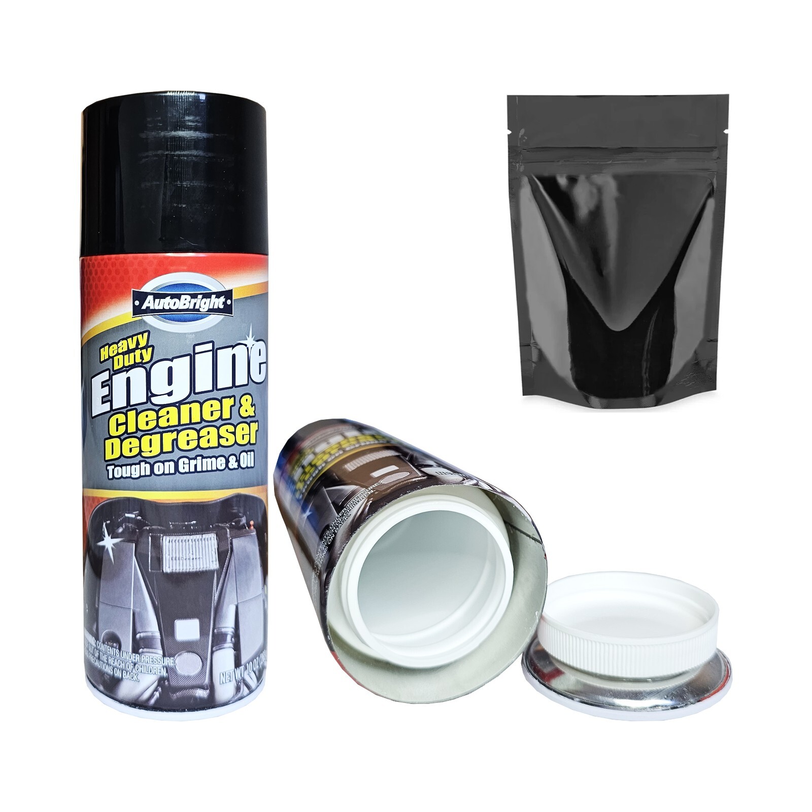 Engine Cleaner Diversion Safe Stash Can Screw Lock Hidden Compartment