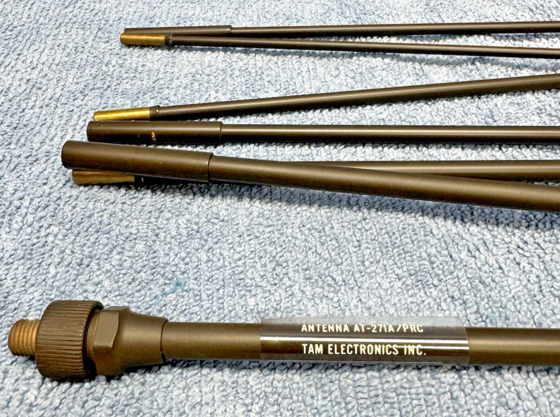 AT-271A/PRC Manpack Whip Antenna...113.5"...New Old Stock