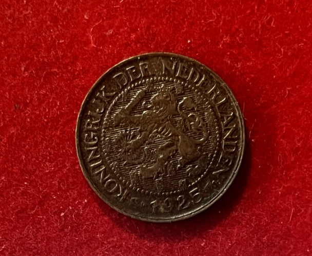 Netherlands 1925 Cent KM#152 T760b