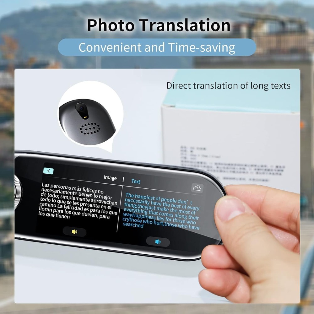 Translator Pen - 112 Languages OCR Scanner & Text-to-Speech Reader Pen