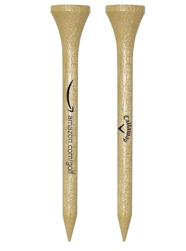 Golf Tees (Pack of 100) Medium Wood