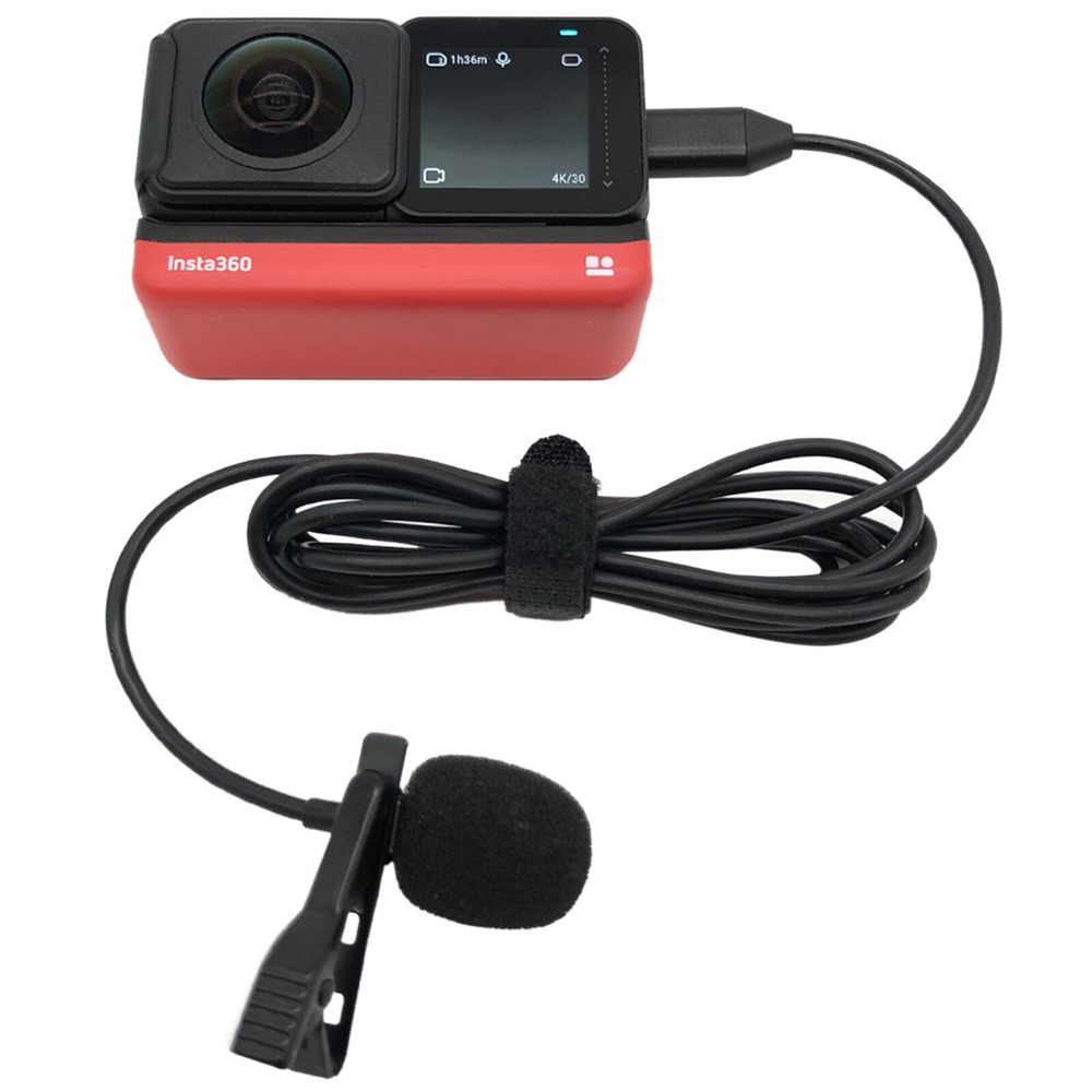 Type-C Lavalier External Wired Omnidirectional Microphone for Insta360 ONE R