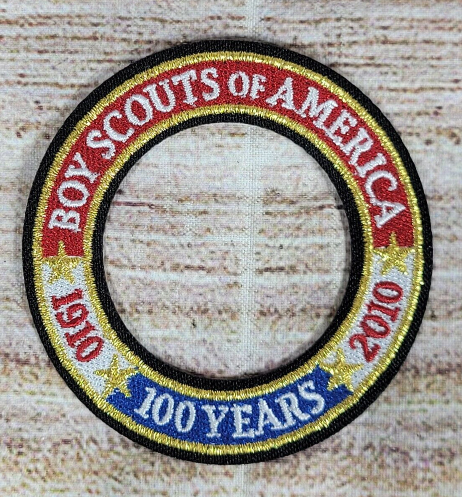 Boy Scouts BSA 100 Year Anniversary Patch EUC