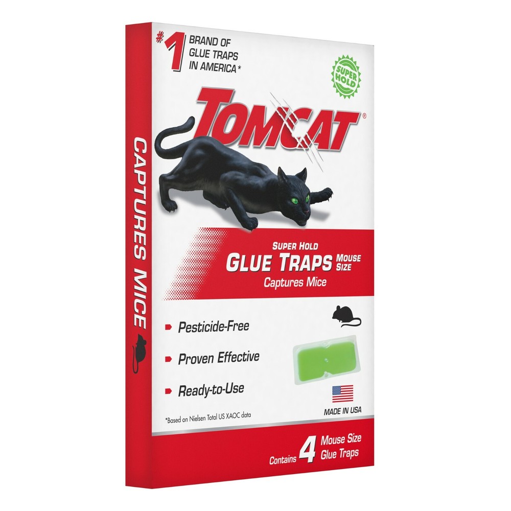 Tomcat Super Hold Glue Traps Mouse Size
