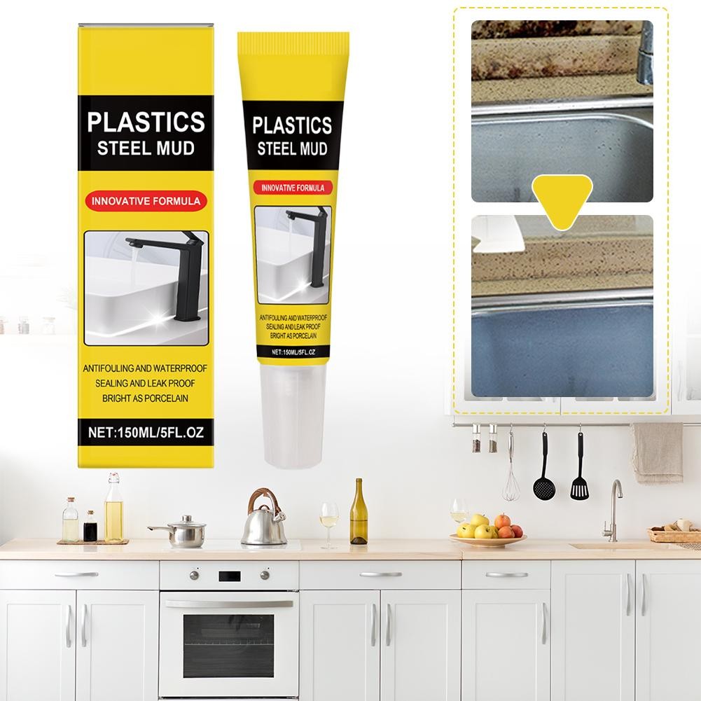 Waterproof Sealant Kitchen Bathroom Plastic Steel Putty Quick-drying Durab POL