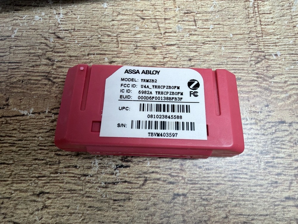 Yale Smart Lock Zigbee Module YRMZB2 With Instructions Open Box Never Used