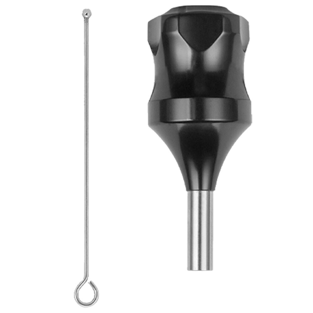 Professional Black Tattoo Zinc Alloy Cartridge Grip & 78mm Needle Plunger NEW