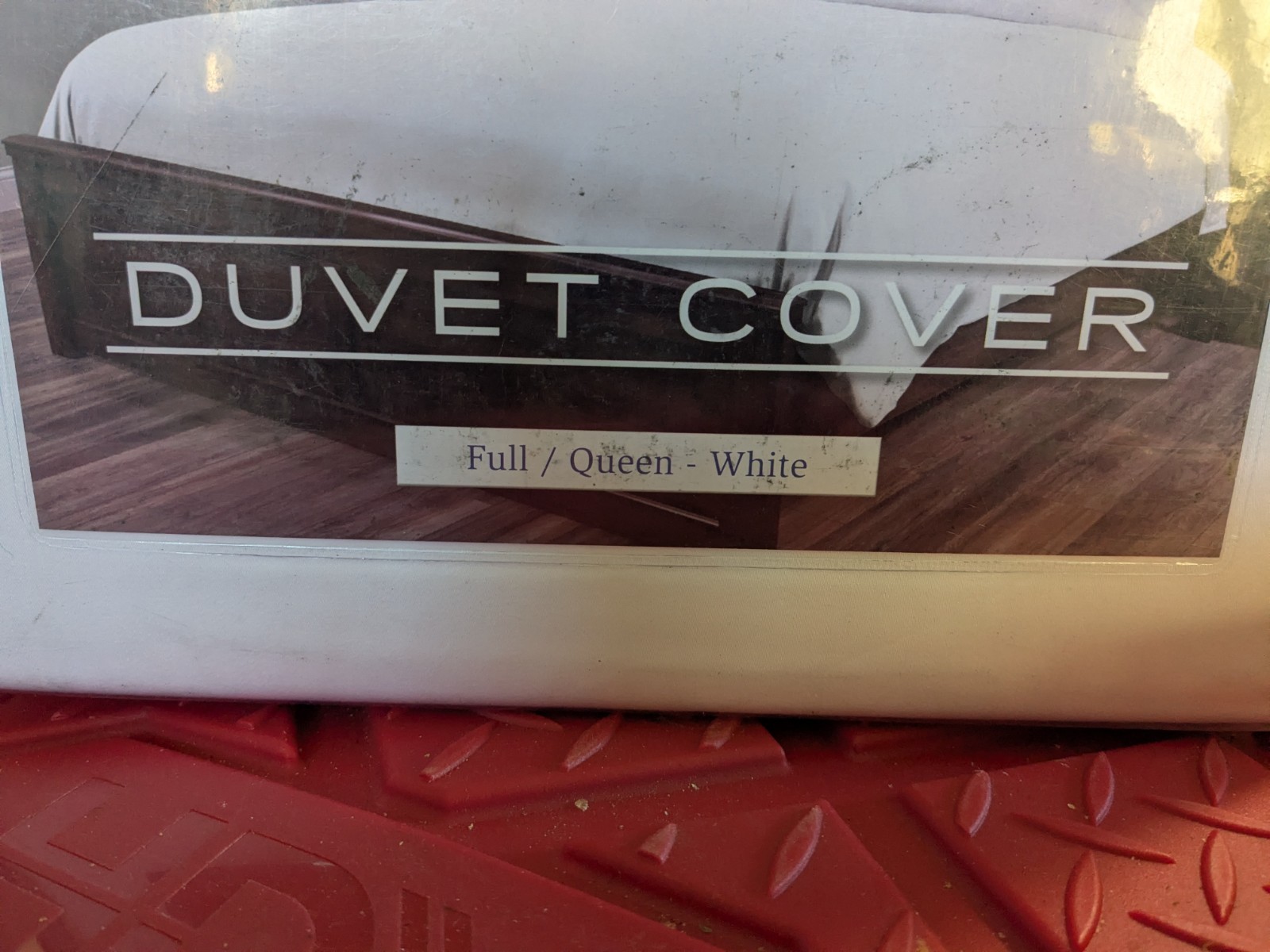 My Pillow Bedding Duvet Cover + 2 Shams Full/Queen White 100% Giza Cotton 400 TC