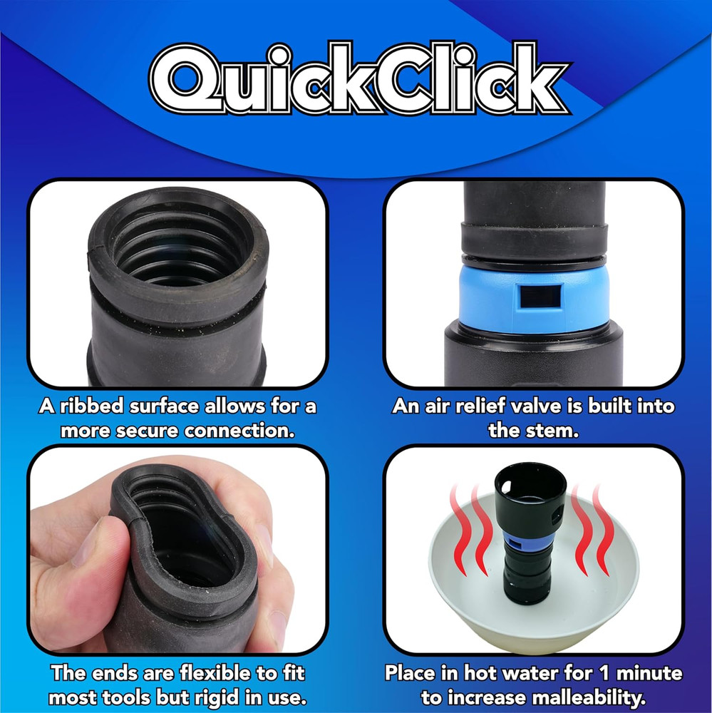 Multi-Brand Power Tool Adapter Set for Efficient Dust Collection