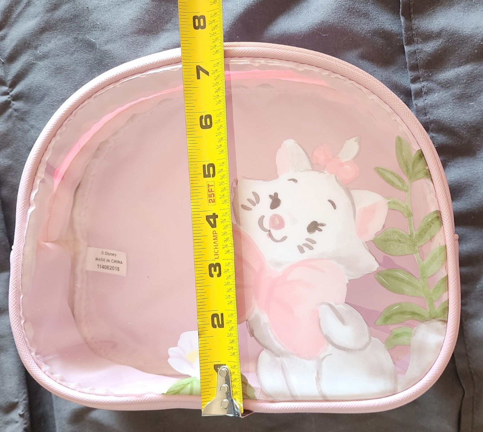 Disney The Aristocats Marie Cosmetic Makeup Bag 2 Piece Set GENTLY USED/NO TAGS