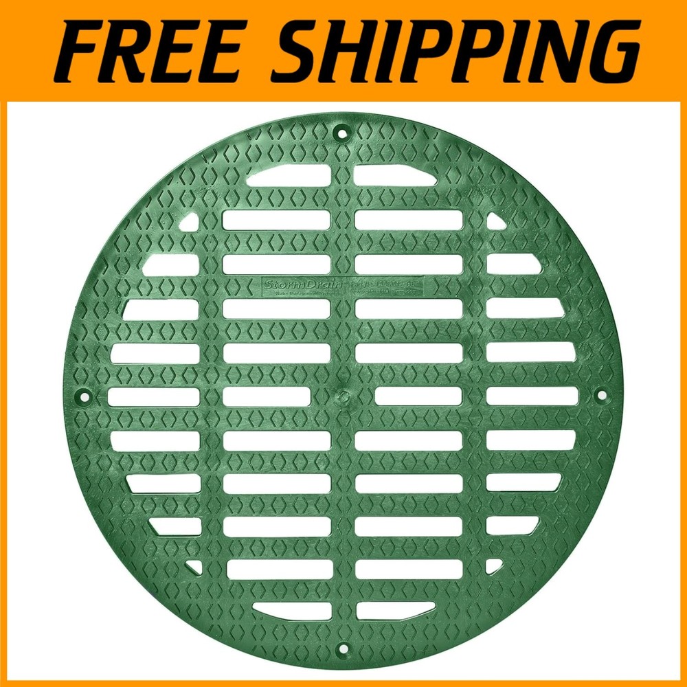 Round Drain Grate 20" for Catch Basin - Green