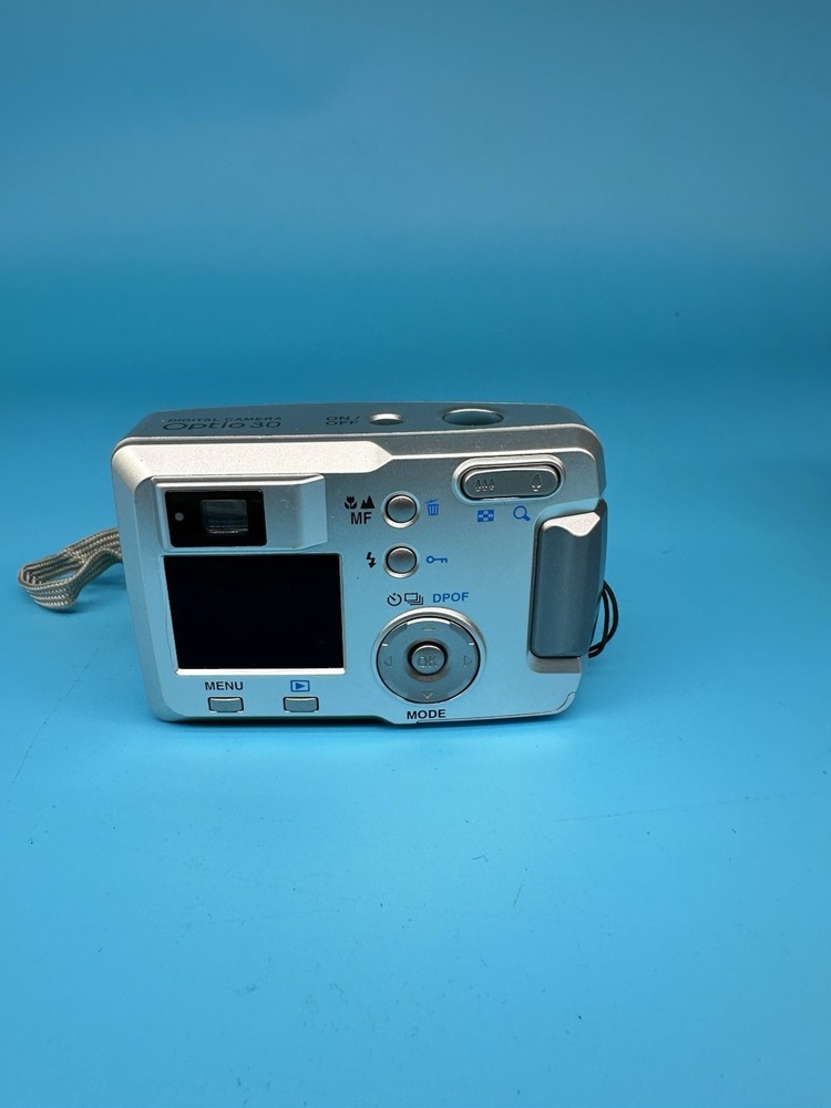 Pentax Optio 30 3.2MP Compact Digital Camera, Silver - Tested