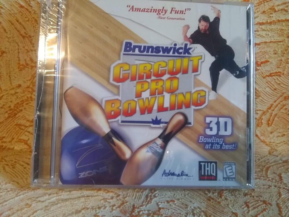1998 Brunswick 3D Circuit Pro Bowling CD Rom PC Game Sealed