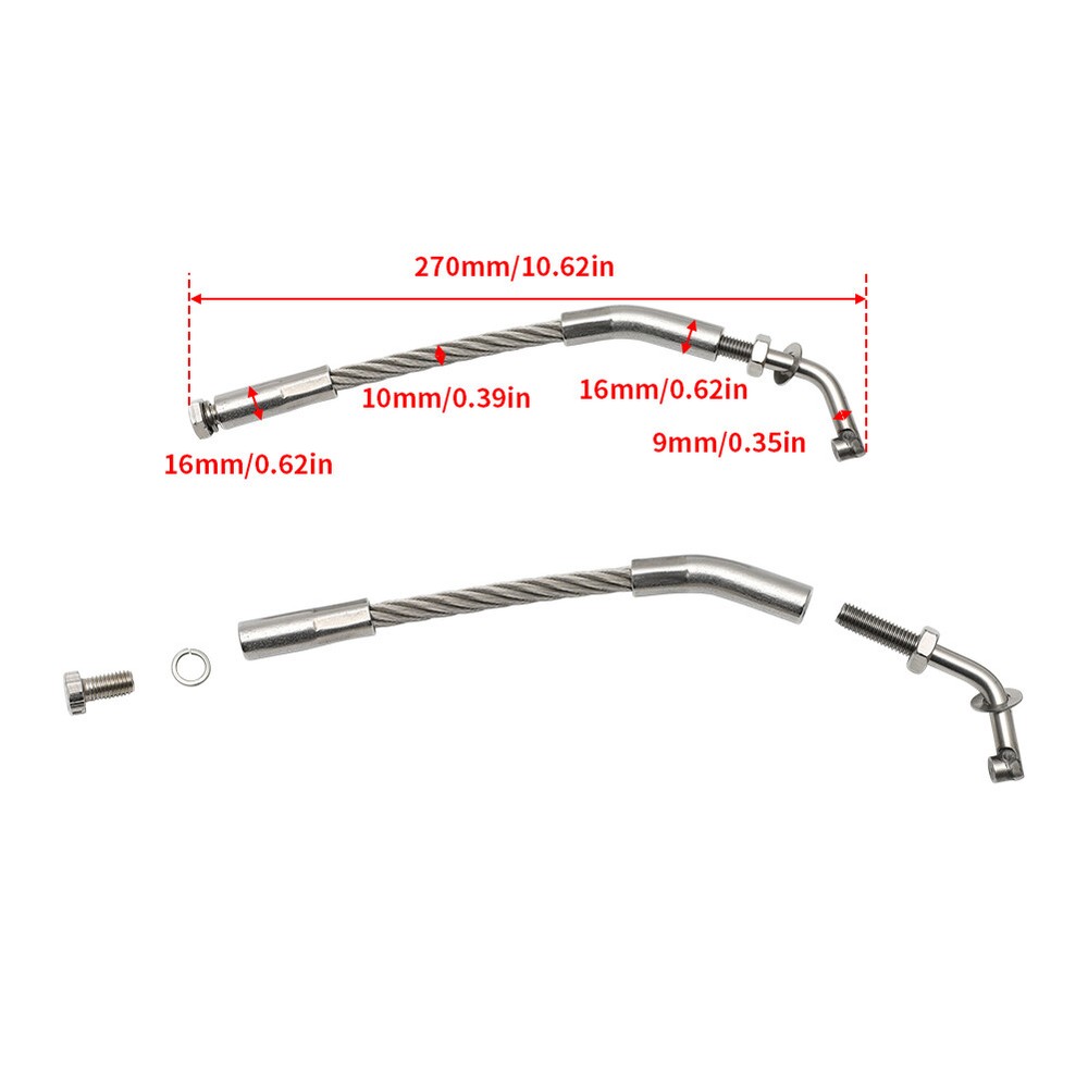 Left+Right Ice Scratchers Carbide Tips Snowmobile Reverse Compatible Universal