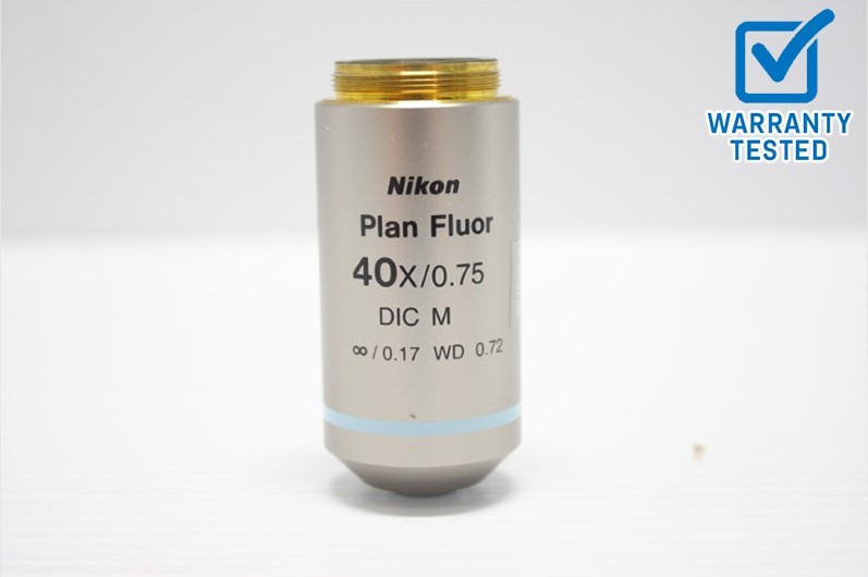 Nikon Plan Fluor 40x/0.75 DIC M Microscope Objective Unit 7