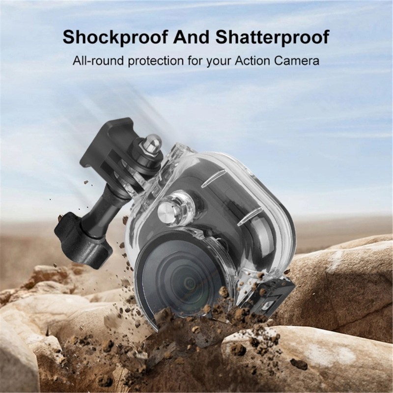 Lightweight Underwater Case For GO Ultra Action Camera Diving Case AntiScratch