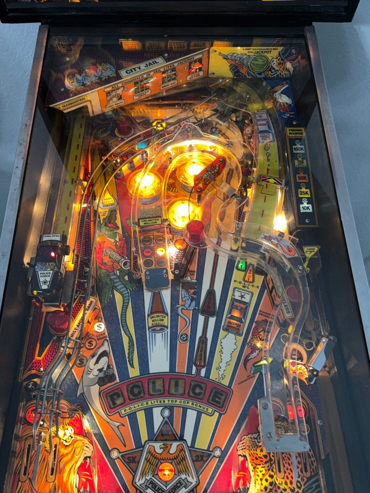 Police Force Pinball Machine