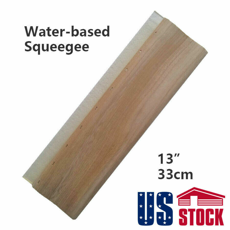 USA 13" Silk Screen Printing Scratch Board 33cm Waterbase Squeegee Scraper