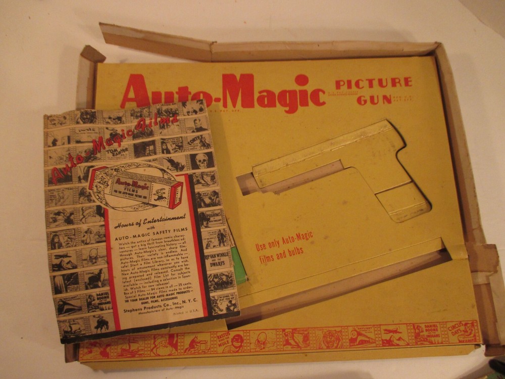 Auto-Magic-Picture Gun-1938-Projects Pictures on any flat surface